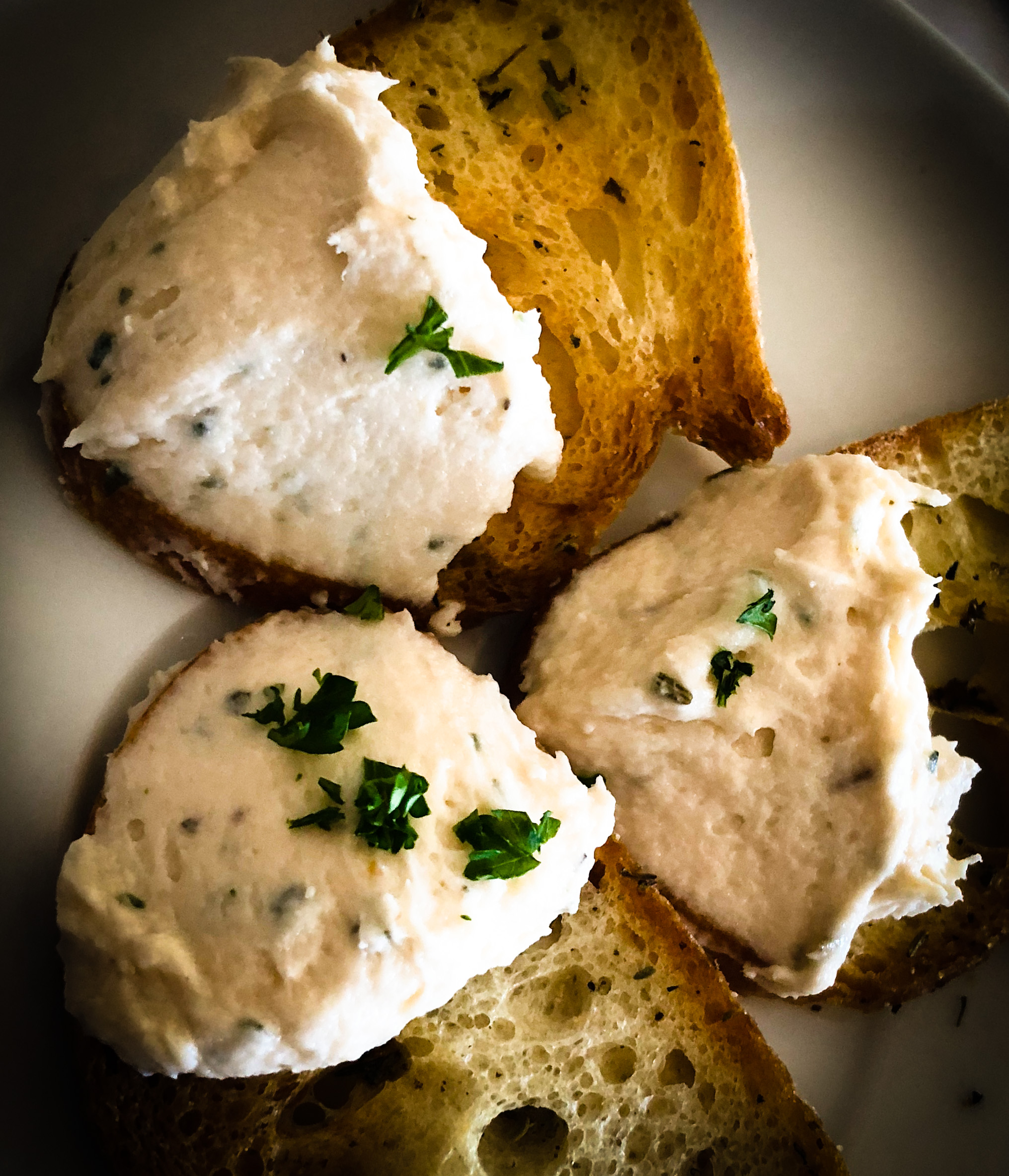 Salmon on Crostini